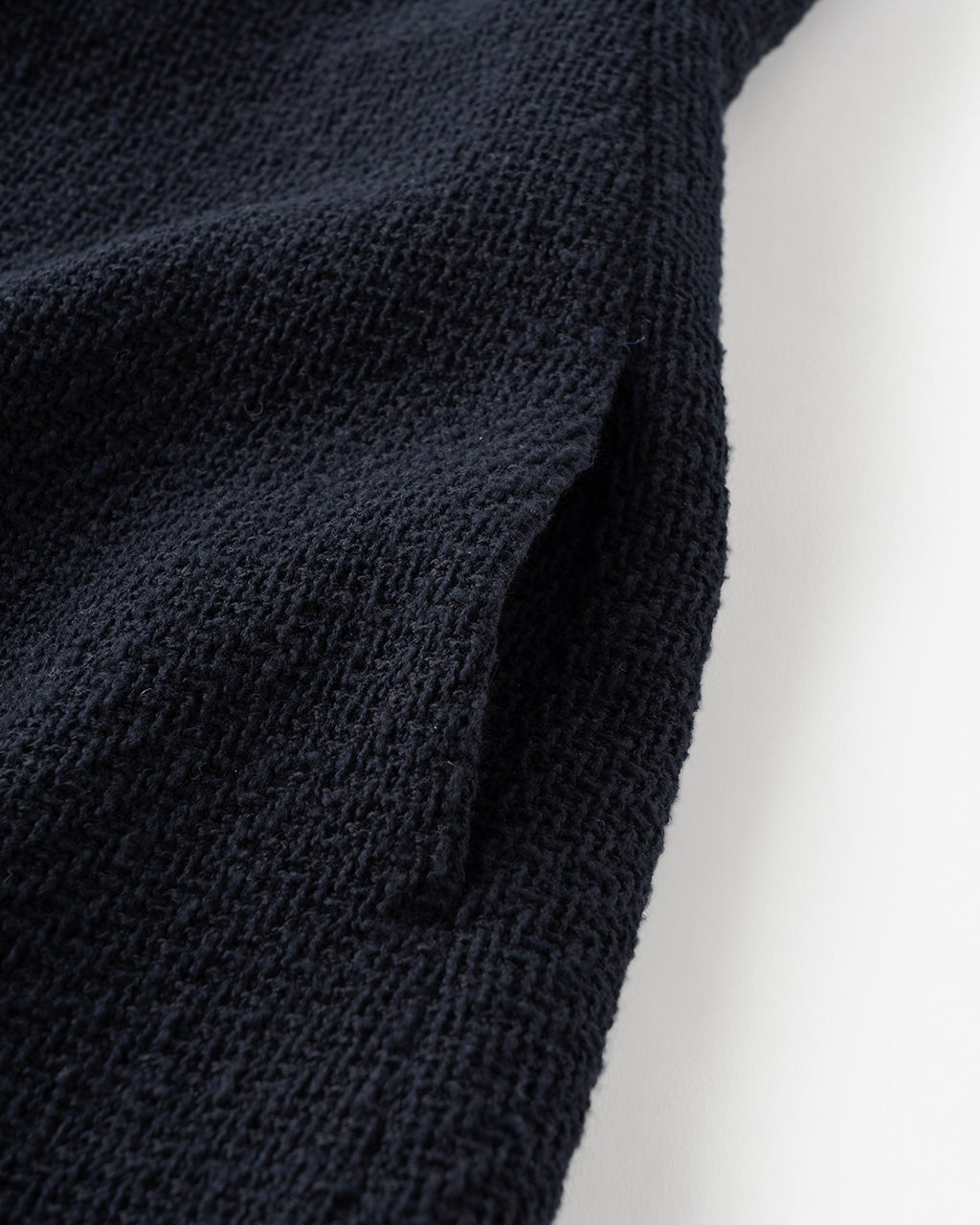 オーガニックコットンツイード・カッティングワンピース/40代50代から