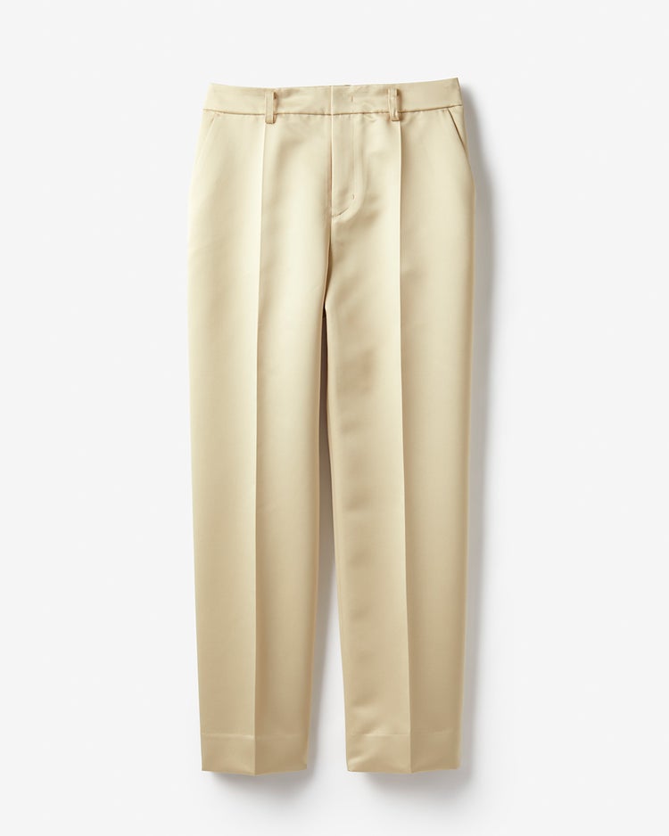 ジャパンサテン・シガレットパンツ 詳細画像 ベージュ 8