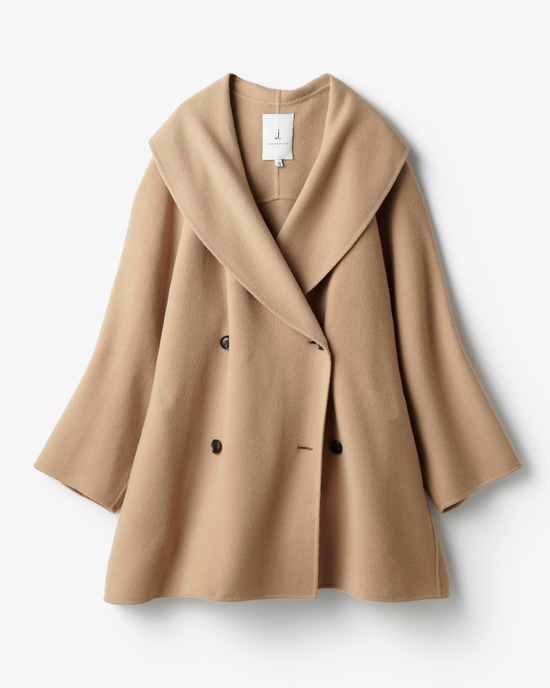 イタリアンダブルフェイス・ショールカラーコート