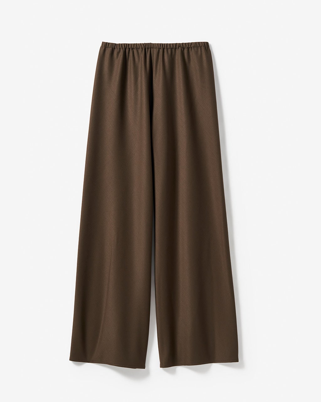 細番手ウールストレッチ・ワイドパンツ/40代50代からの