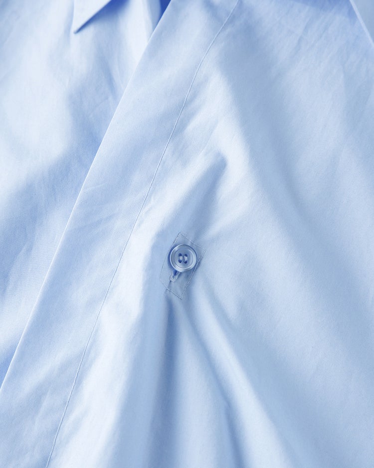 細番手コットン・アシンメトリーシャツ 詳細画像 サックス 5