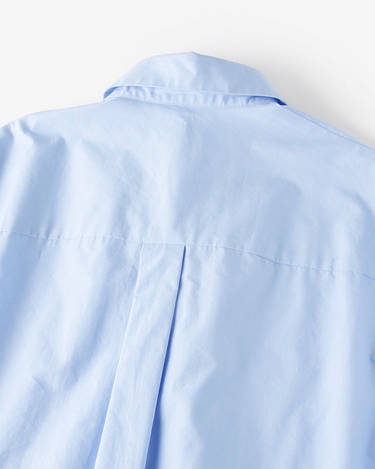 細番手コットン・アシンメトリーシャツ 詳細画像 サックス 7