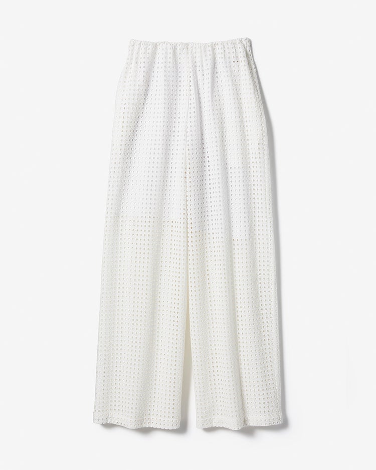 コットンピケ・レースパンツ 詳細画像 ホワイト 9