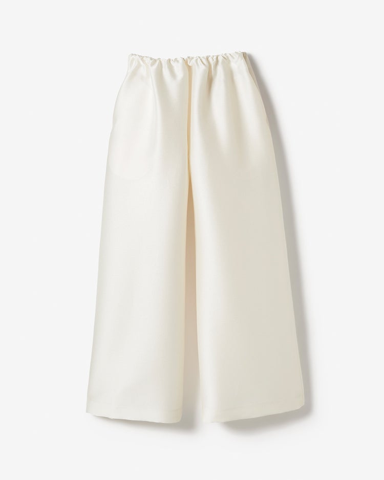 オクタダブルクロス・ギャザーワイドパンツ 詳細画像 ホワイト 10