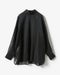 コットンオーガンジー・スタンドカラーブラウス 詳細画像
