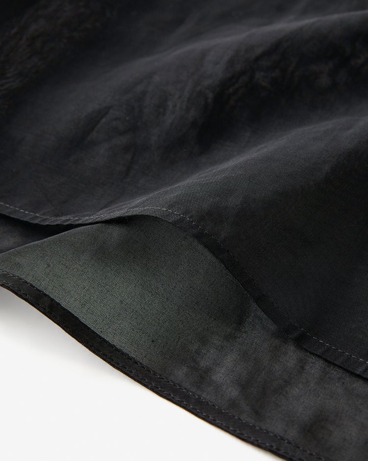 コットンオーガンジー・スタンドカラーブラウス 詳細画像 ブラック 9