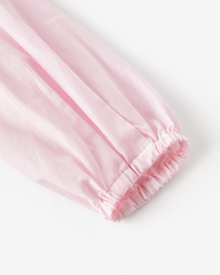 コットンシルクボイル・フリル衿ブラウス 詳細画像 ピンク 5