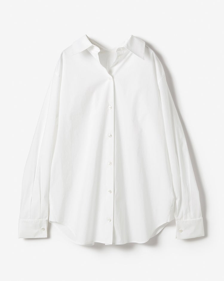 高密度コットン・２WAYブラウス 詳細画像 ホワイト 9