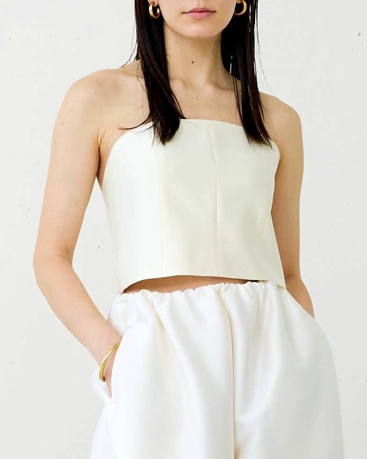 シルクウール・ビスチェ 詳細画像 ホワイト 1