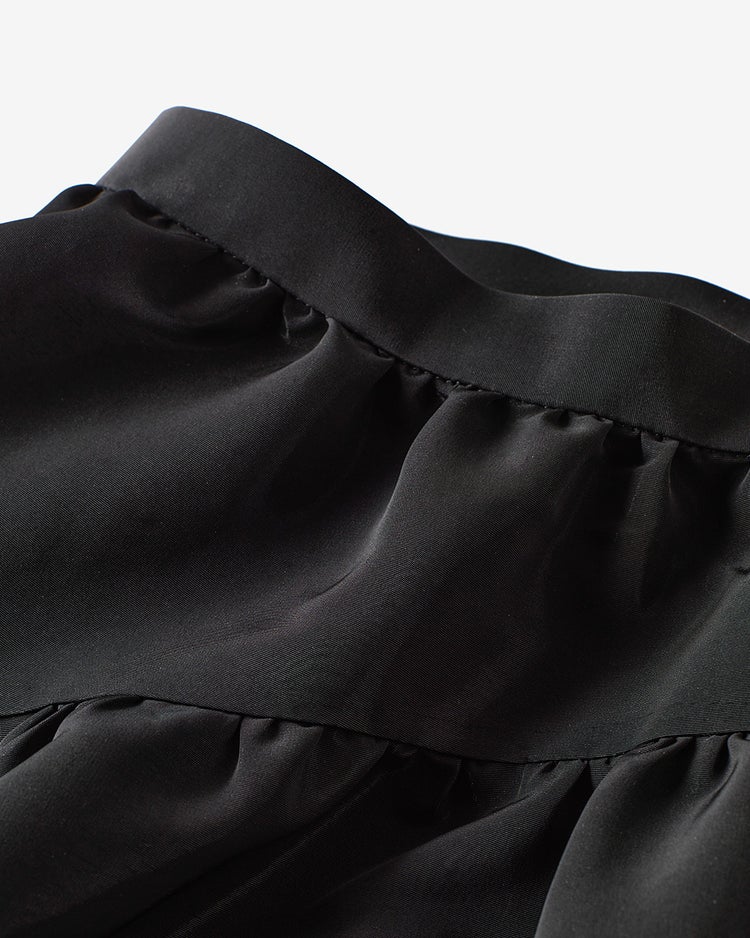 トリアセグログラン・フレアスカート 詳細画像 ブラック 4