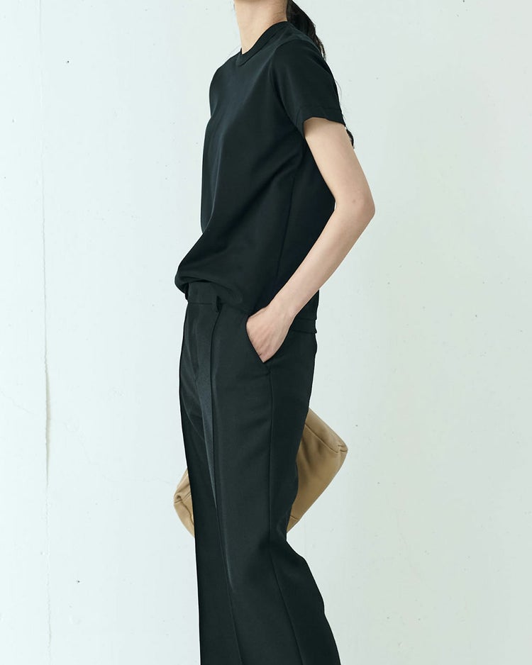 プレミアムコットン・ベーシックTシャツ 詳細画像 ブラック 3