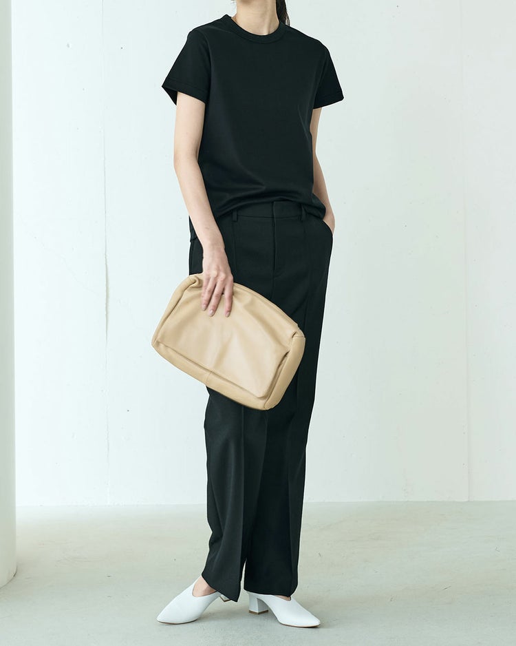 プレミアムコットン・ベーシックTシャツ 詳細画像 ブラック 4