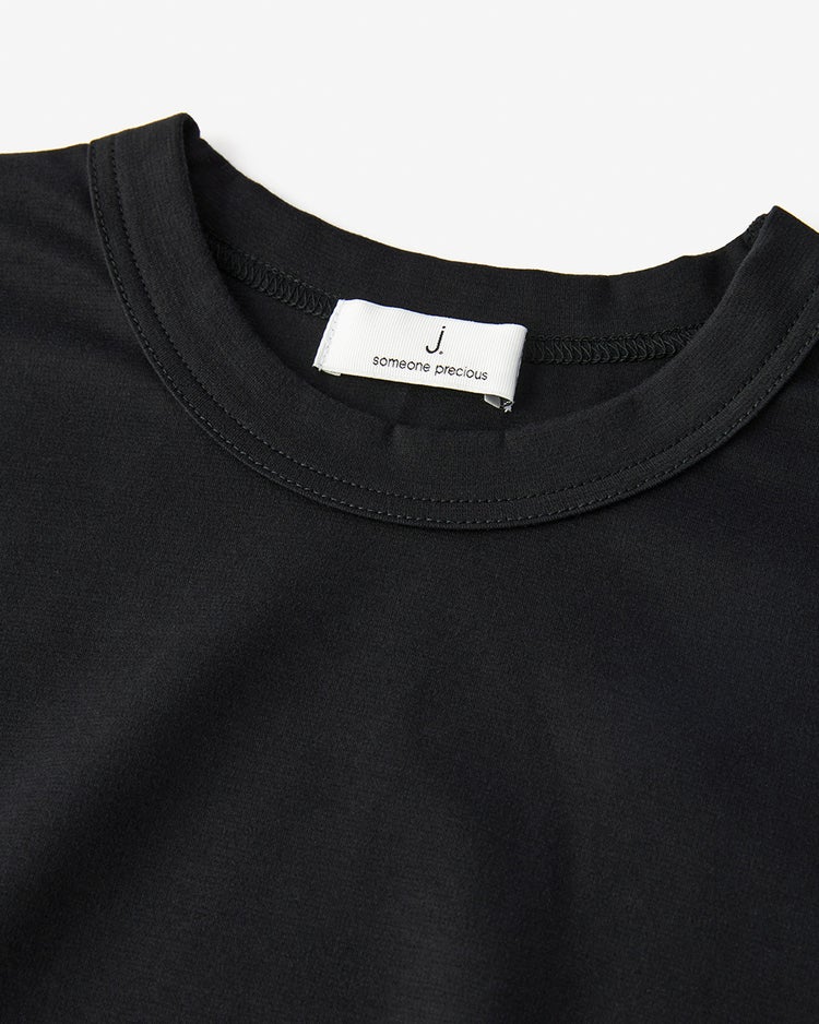 プレミアムコットン・ベーシックTシャツ 詳細画像 ブラック 5