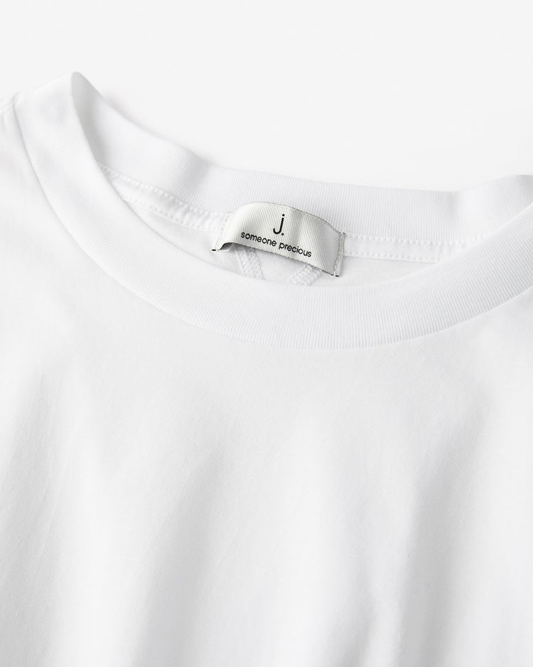 ハイゲージコットン・フレンチスリーブTシャツ 詳細画像 ホワイト 7