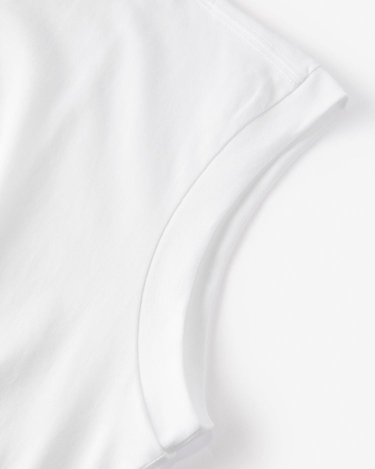 ハイゲージコットン・フレンチスリーブTシャツ 詳細画像 ホワイト 8