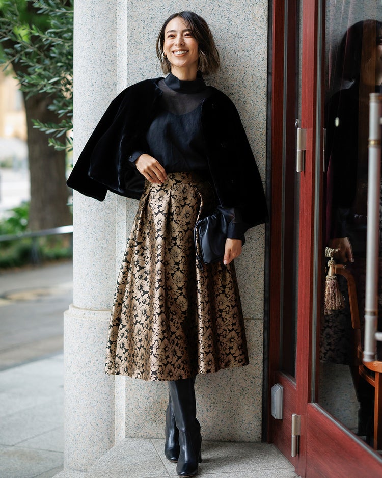 エコファー・ノーカラージャケット 詳細画像 ブラック 1