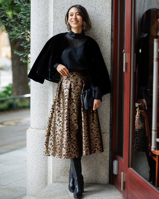 エコファー・ノーカラージャケット