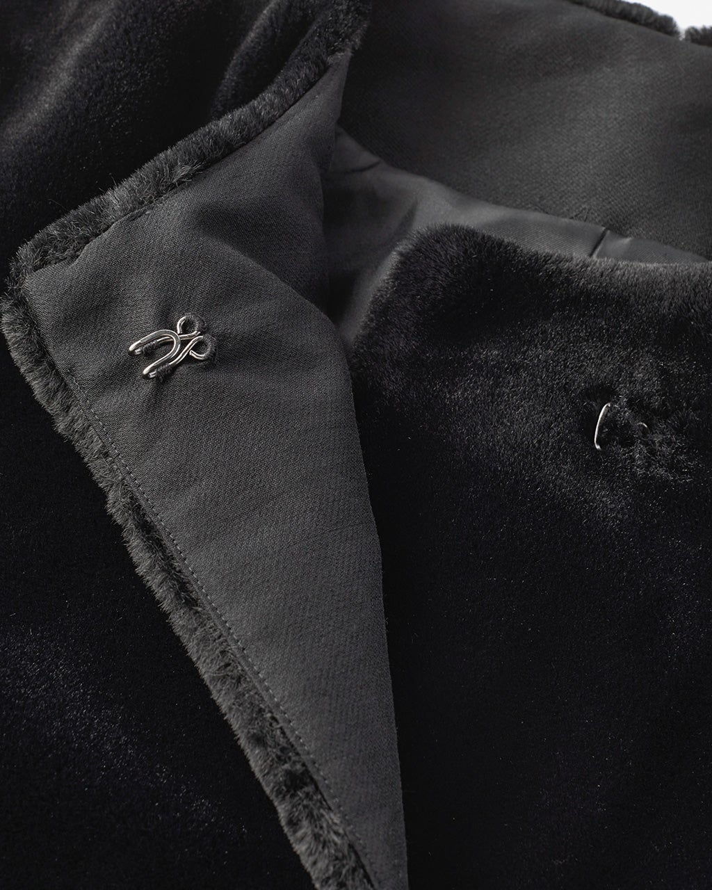 エコファー・ノーカラージャケット/40代50代からのレディース