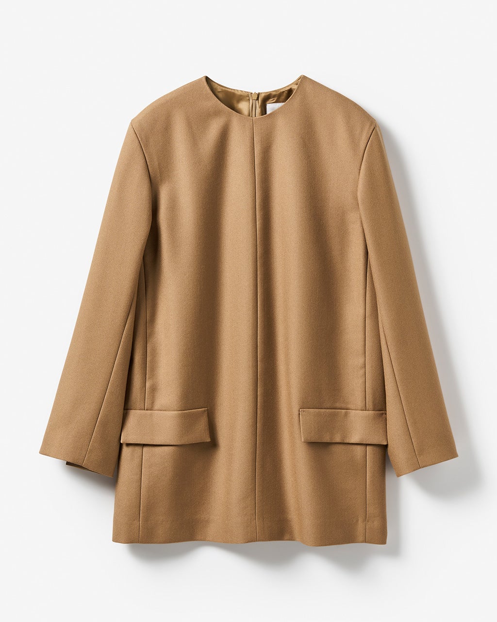 新品 TO BE CHIC リネンミックスツイル チュニック 40 レディース