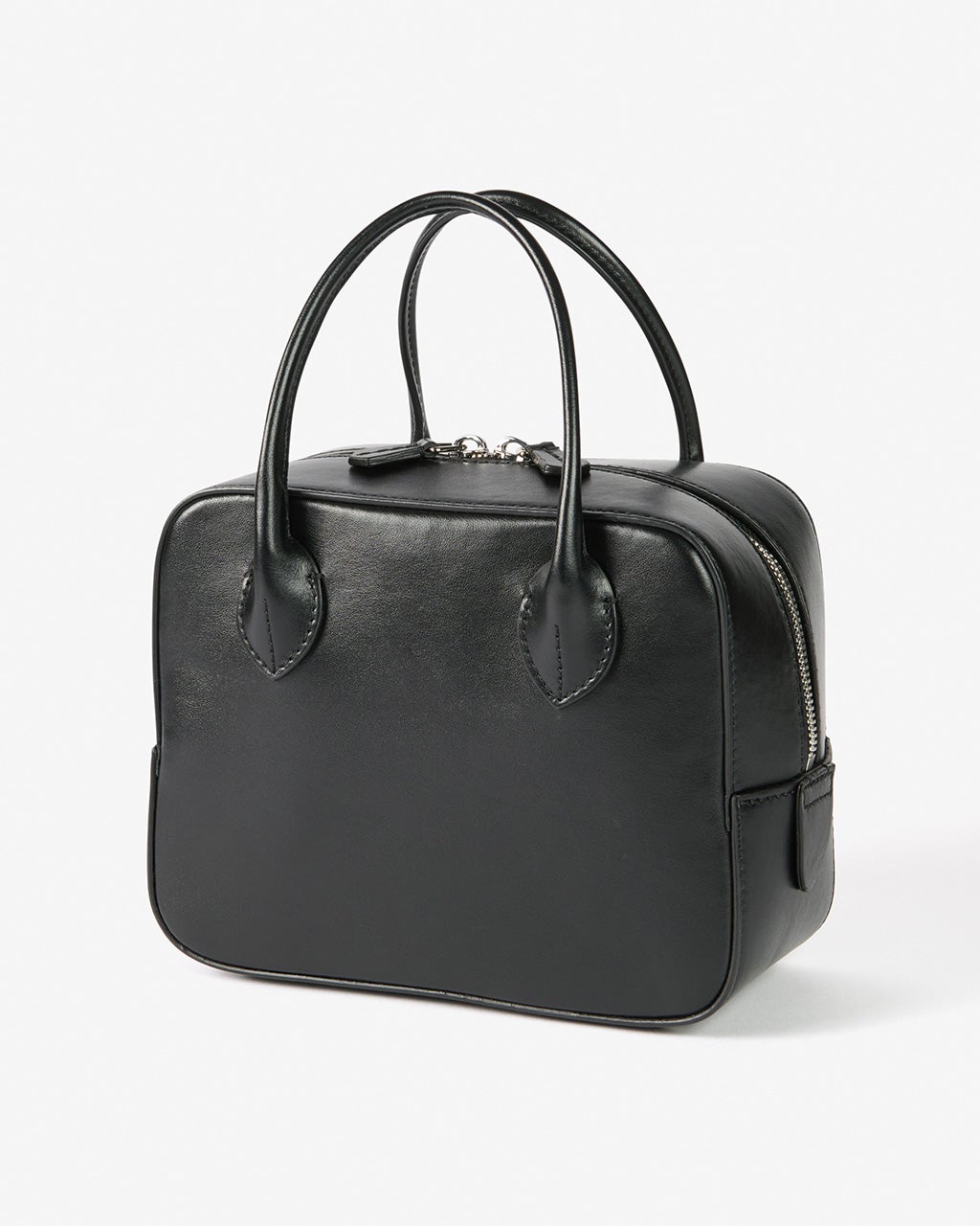 MAISON CANAU ボックスボストン Sサイズ MAISON CANAU(メゾンカナウ)・ボックスボストン／スムースS/DoCLASSE