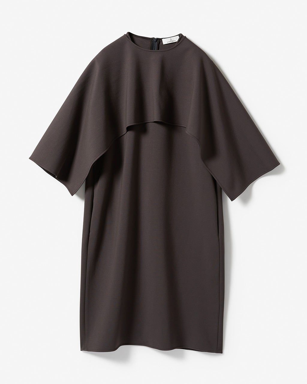 yページ ワンピース2着 ビスコースポンチ・2WAYケープワンピース/40代50代からの