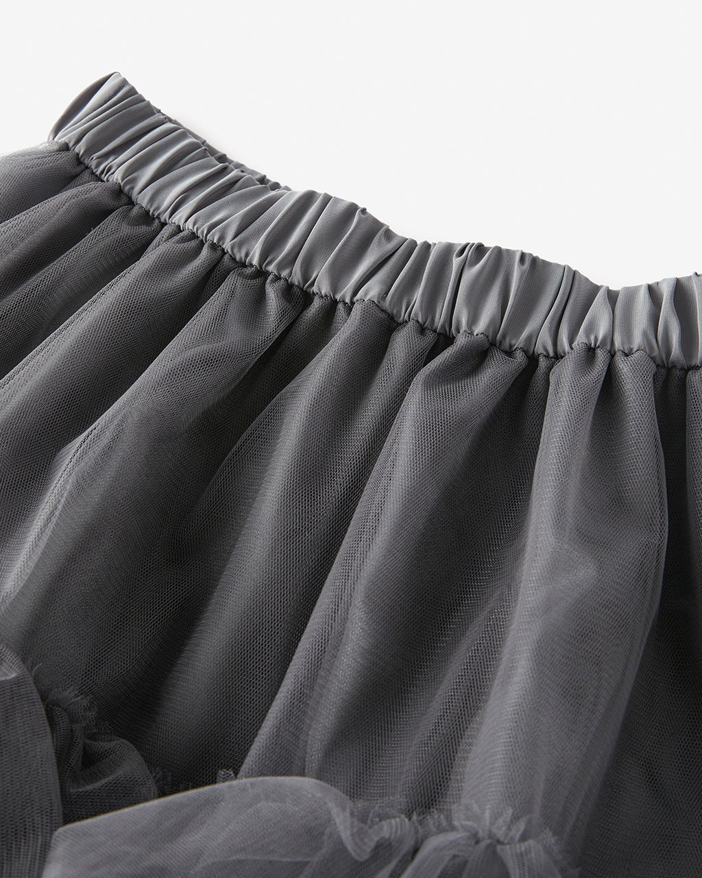 チュールフリル・ティアードスカート/40代50代からのレディース