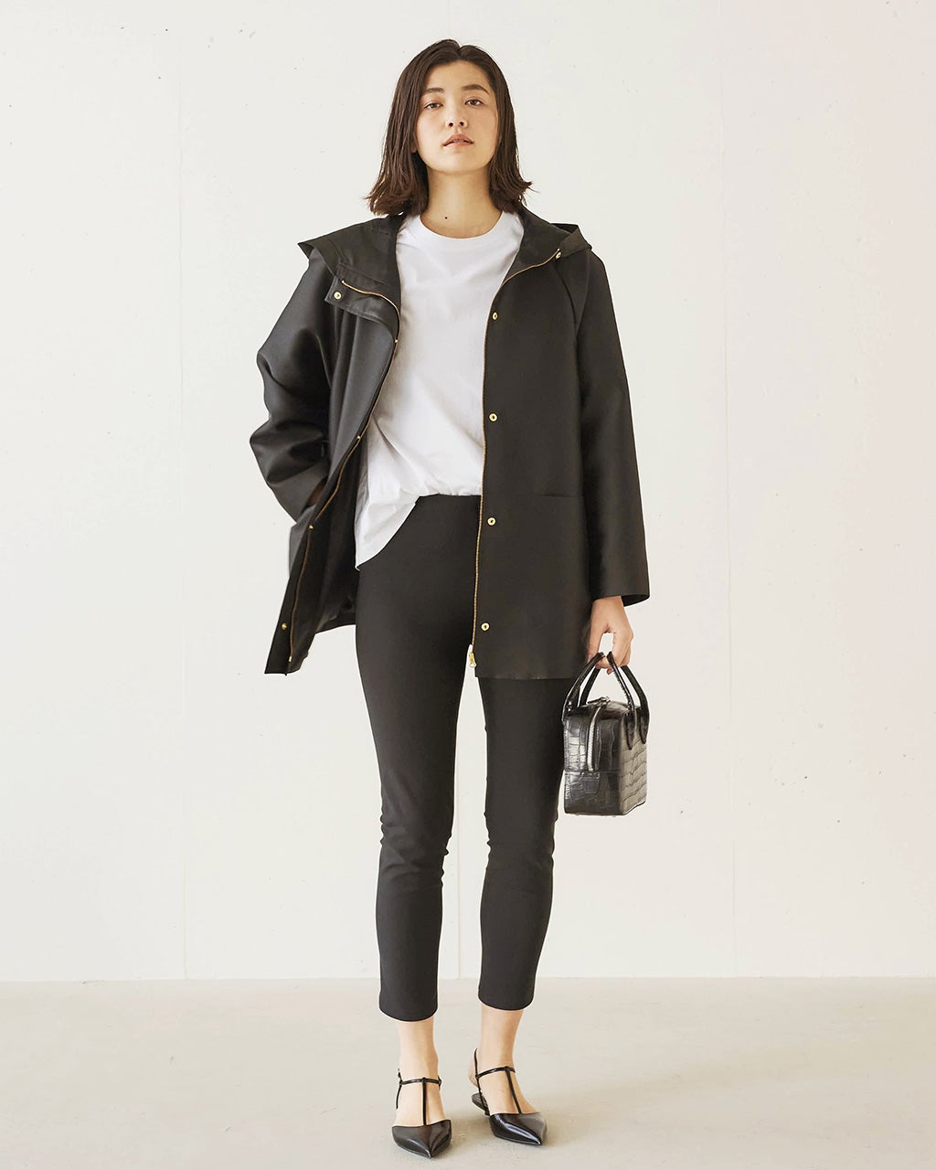 タグ付新品Deuxieme Classe CAPRI RIB レギンス ブラック