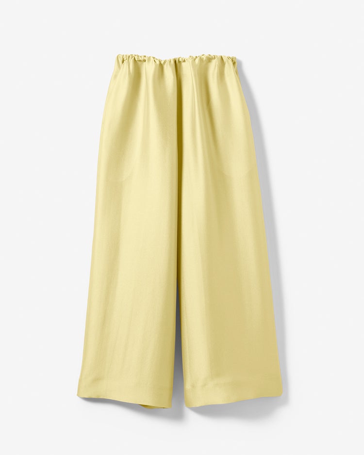 オクタダブルクロス・ギャザーパンツ 詳細画像 イエロー 1