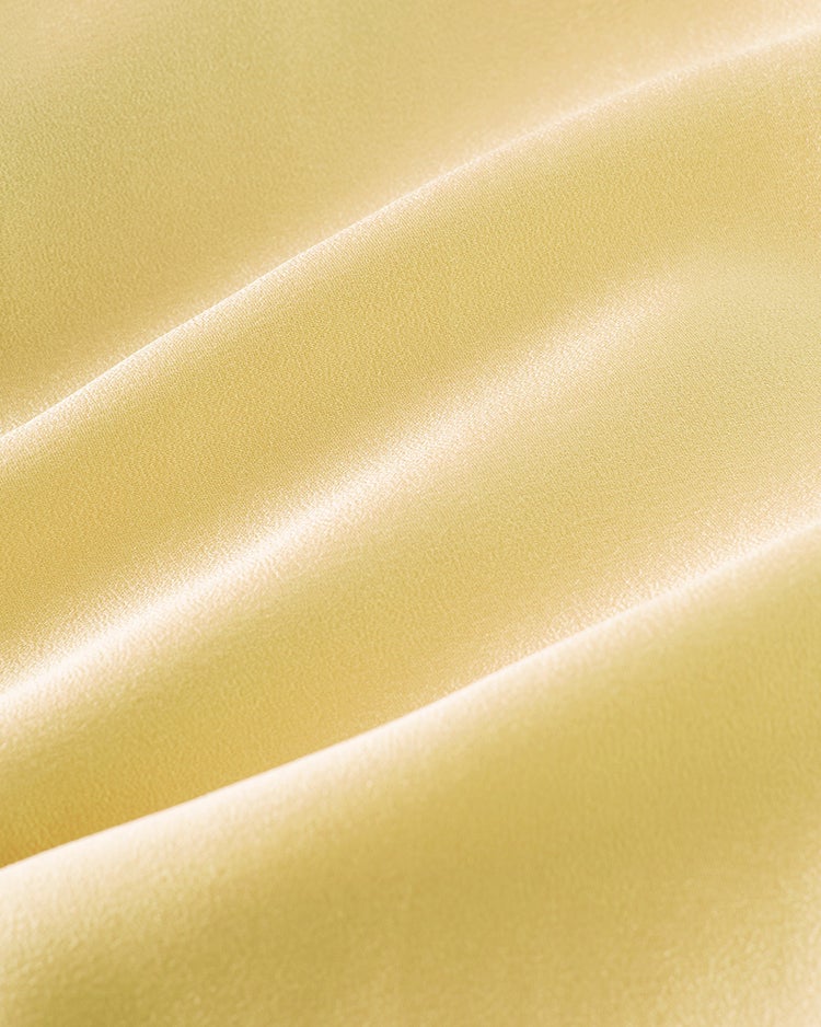 オクタダブルクロス・ギャザーパンツ 詳細画像 イエロー 2