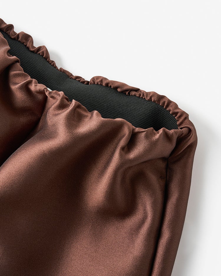 オクタダブルクロス・ギャザーパンツ 詳細画像 ブラウン 7