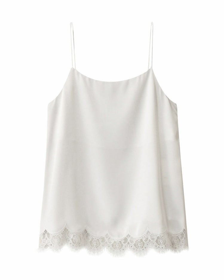 トリアセサテン・キャミソール 詳細画像 オフホワイト 6