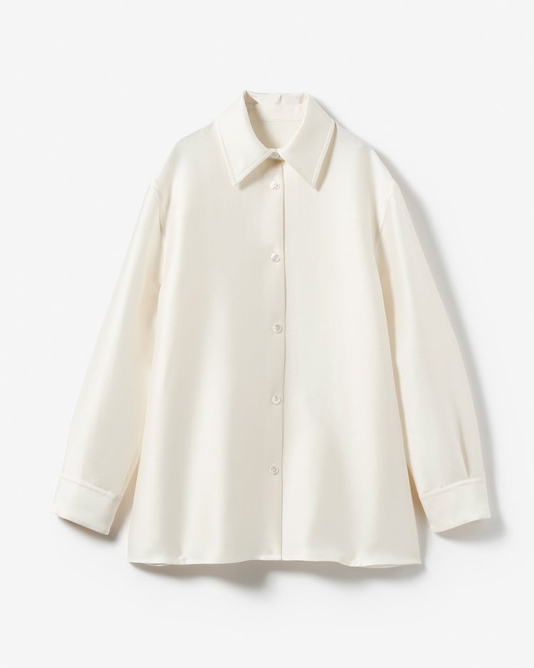 オクタダブルクロス・オーバーサイズシャツ 詳細画像 ホワイト 10