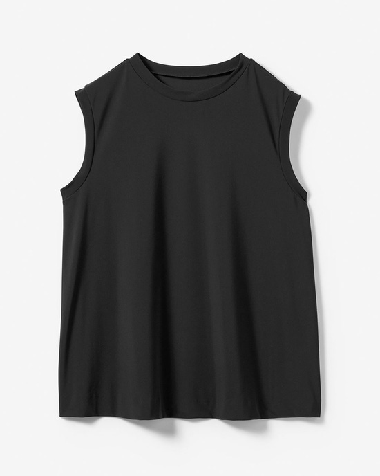 トリコットジャージー・スリーブレストップス