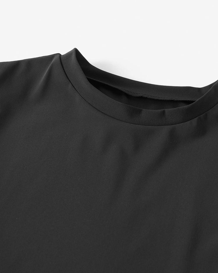 トリコットジャージー・スリーブレストップス 詳細画像 ブラック 2