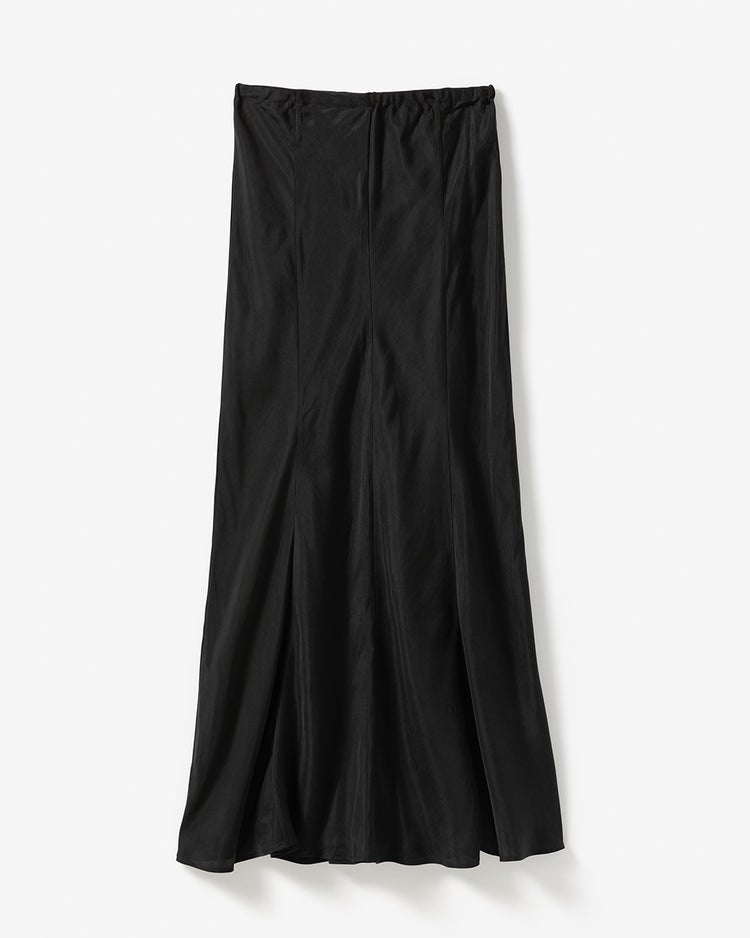 ビンテージサテン・マーメイドスカート 詳細画像 ブラック 6