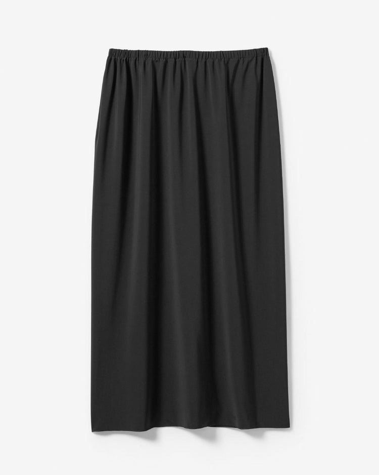 トリコットジャージー・ストレートスカート 詳細画像 ブラック 2