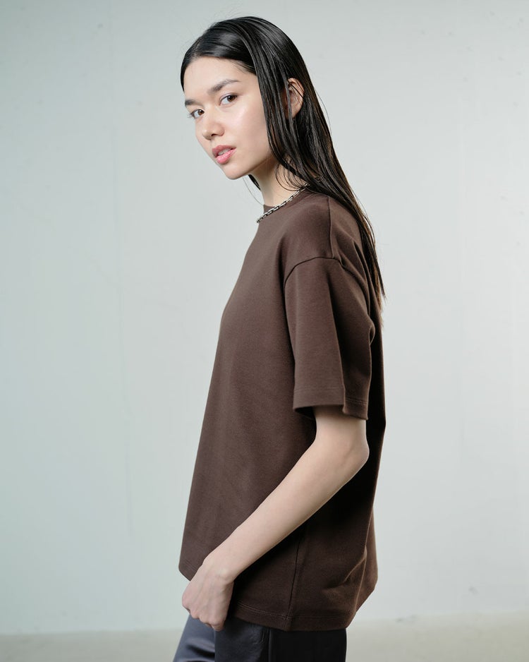 ピュアコットンスムースTシャツ 詳細画像 ダークモカ 3