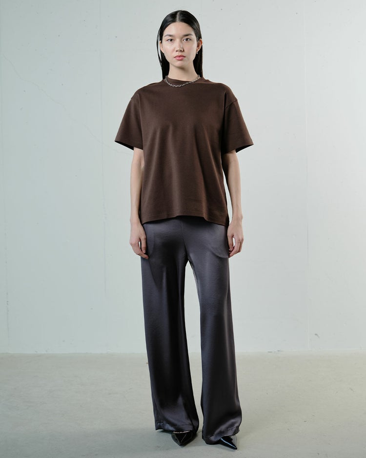 ピュアコットンスムースTシャツ 詳細画像 ダークモカ 5