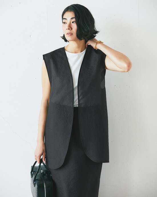 オクタシアークロス・羽織りジレ