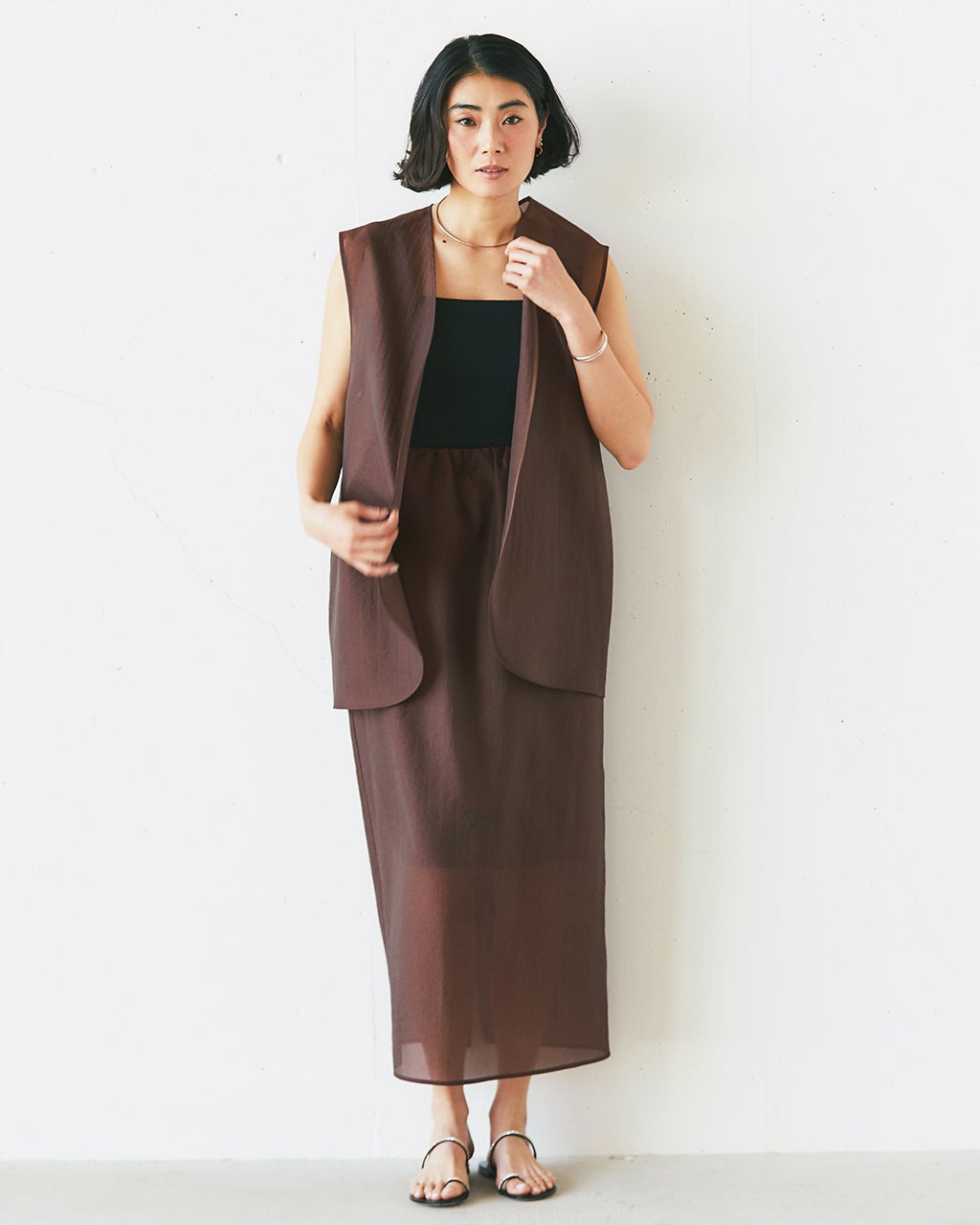 Siroぽわん裾ジレ　はな Siroぽわん裾ジレ はな Siroぽわん裾ジレ はな様専用