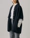 プレミアムウールリバー・ポンチョハーフコート 詳細画像