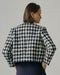 千鳥ツイード・ノーカラージャケット 詳細画像