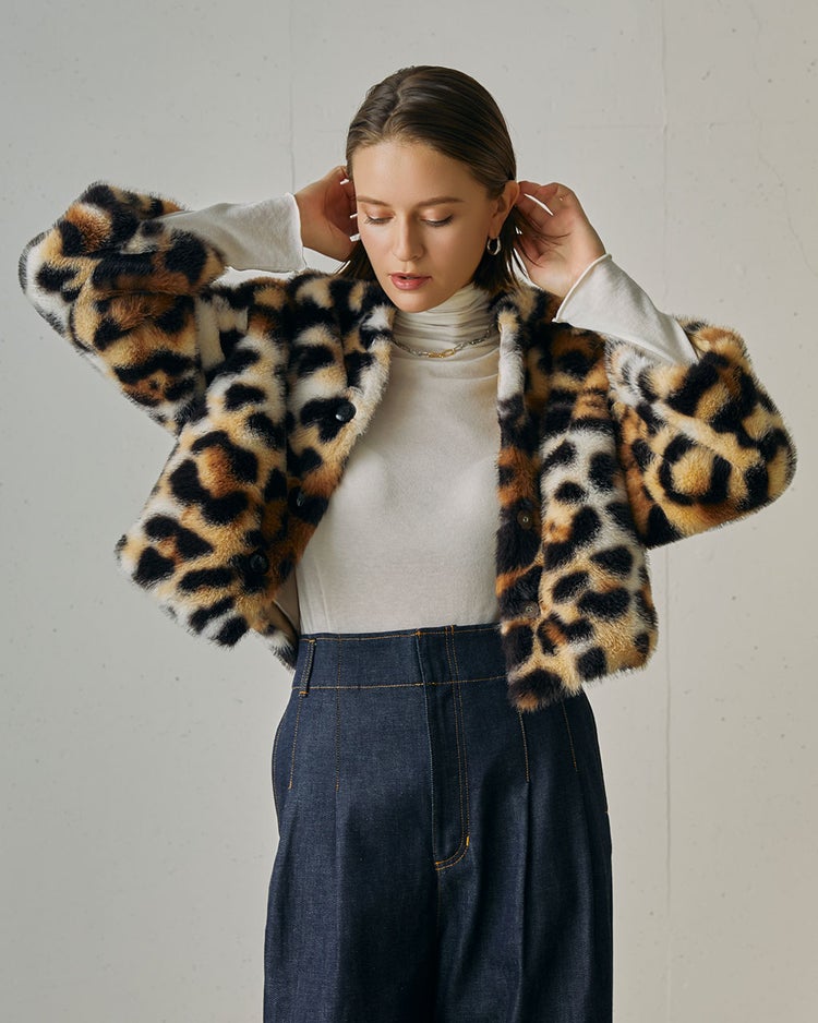 レオパードファー・ジャケットコート 詳細画像 レオパード 2