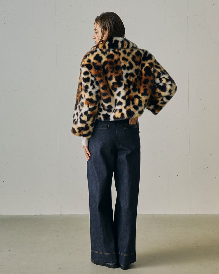 レオパードファー・ジャケットコート 詳細画像 レオパード 7