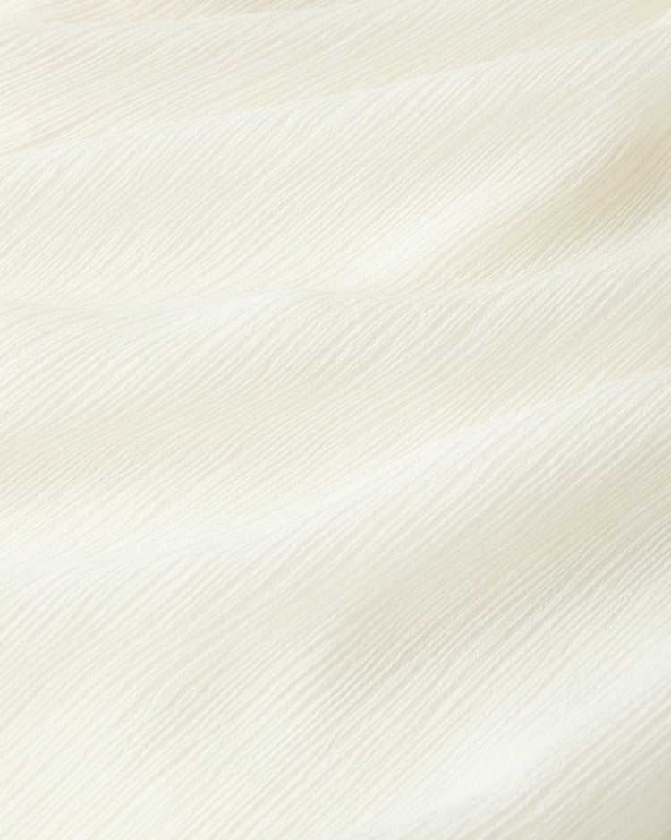 クレープジョーゼット・フリルティアードドレス 詳細画像 オフホワイト 10