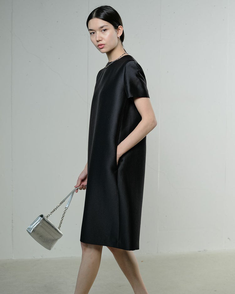 オクタダブルクロス・ミニドレス 詳細画像 ブラック 3