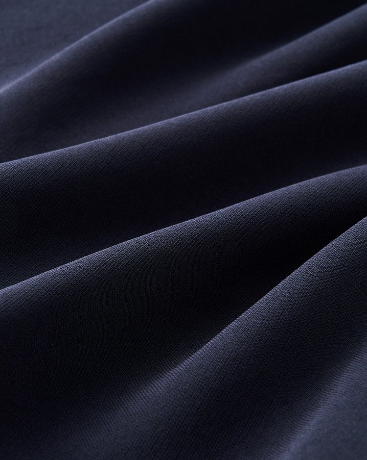 二重織ストレッチ・フレアスカートライクパンツ 詳細画像 ネイビー 10