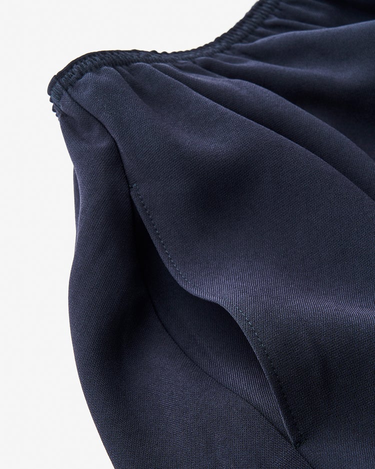二重織ストレッチ・フレアスカートライクパンツ 詳細画像 ネイビー 9