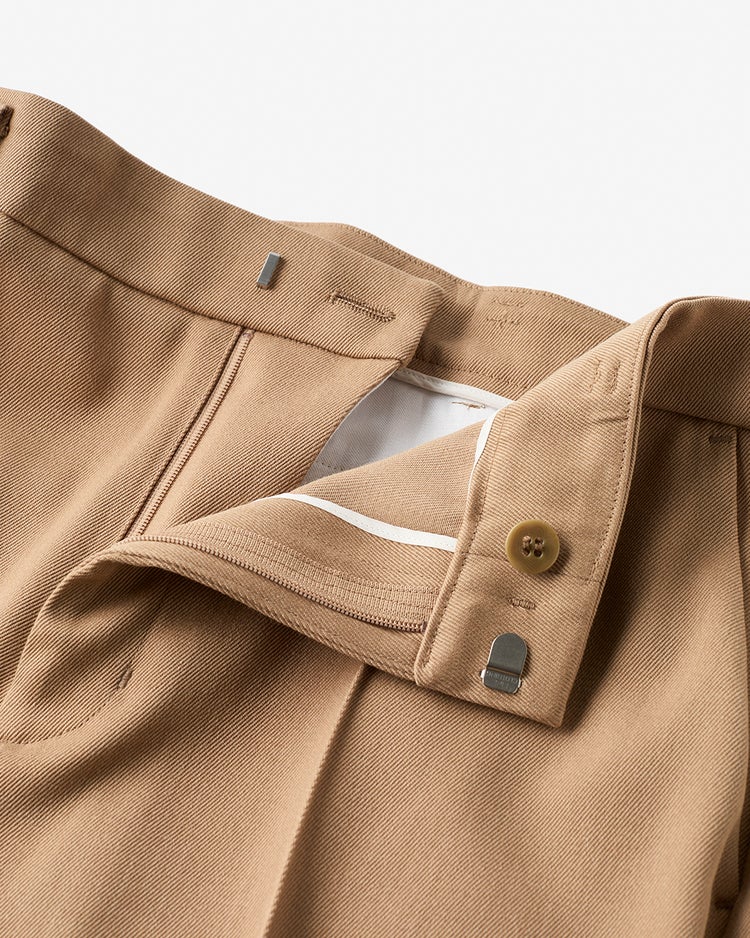 ヴァージンウール混・シガレットパンツ 詳細画像 ベージュ 8