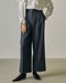 ドビーダブルクロス・2タックワイドパンツ 詳細画像